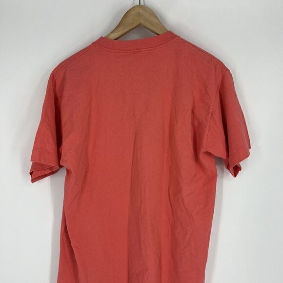 Vintage PSI T Shirt Size Large Pink Montana Gold Foil Single Stitch Crew USA 90s - Picture 7 of 7